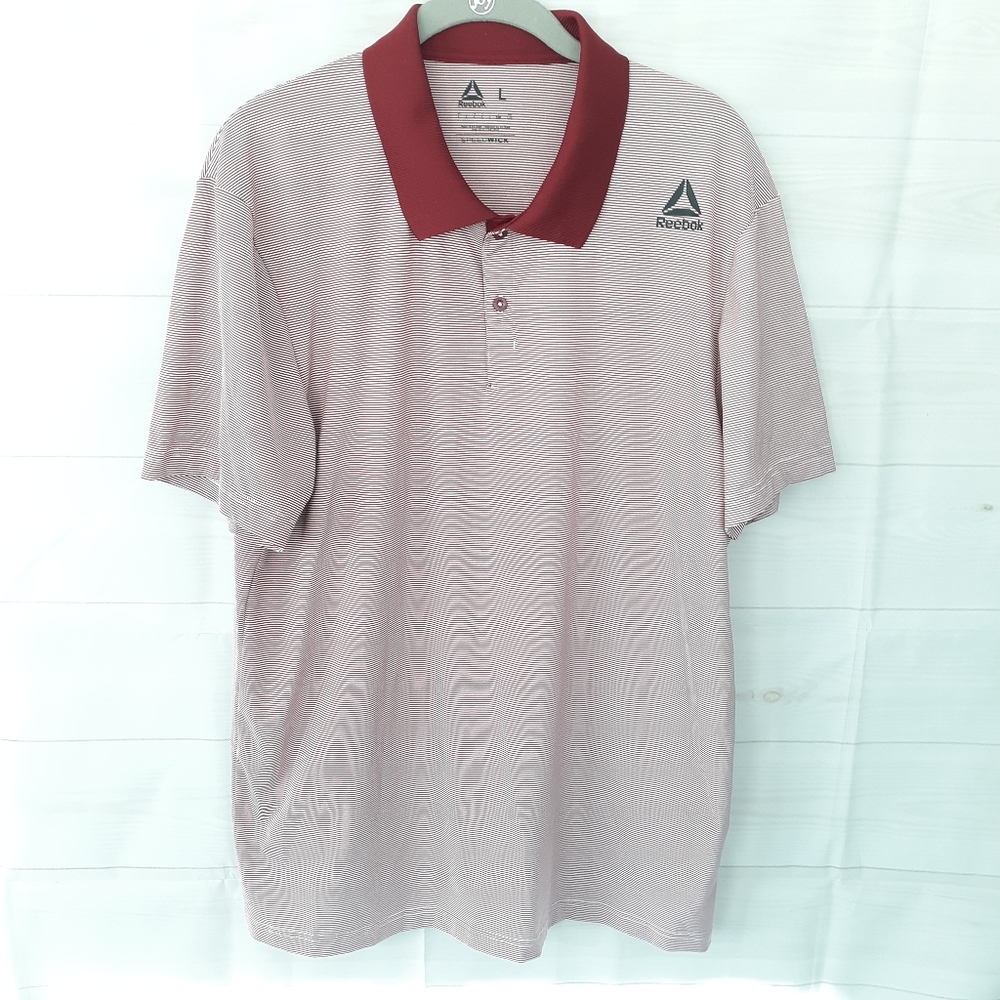 Reebok Speedwick Polo Style Shirt Size Large - Picture 1 of 6